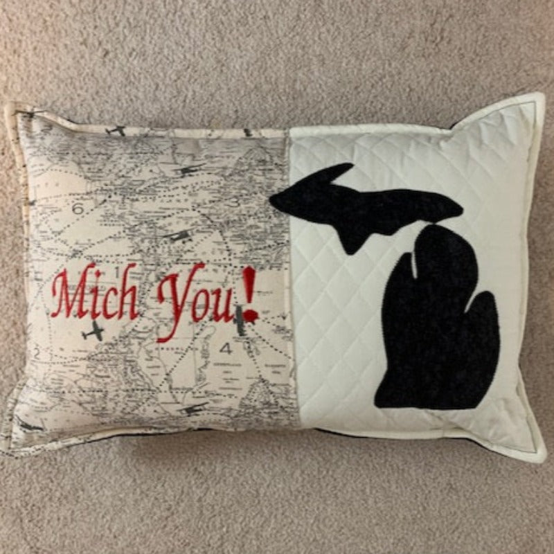 "MICH YOU" PILLOW